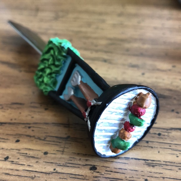 NEW Vintage BBQ Themed Stainless Steel Knife Spreaders - Picture 5 of 12